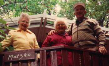 Evelyn Matzko with Evelyn and Ed Thompson in 1993