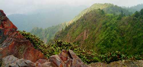 The Sawteeth ridge near Charlie's Bunion